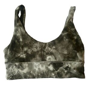 Lululemon reversible align sports bra green olive